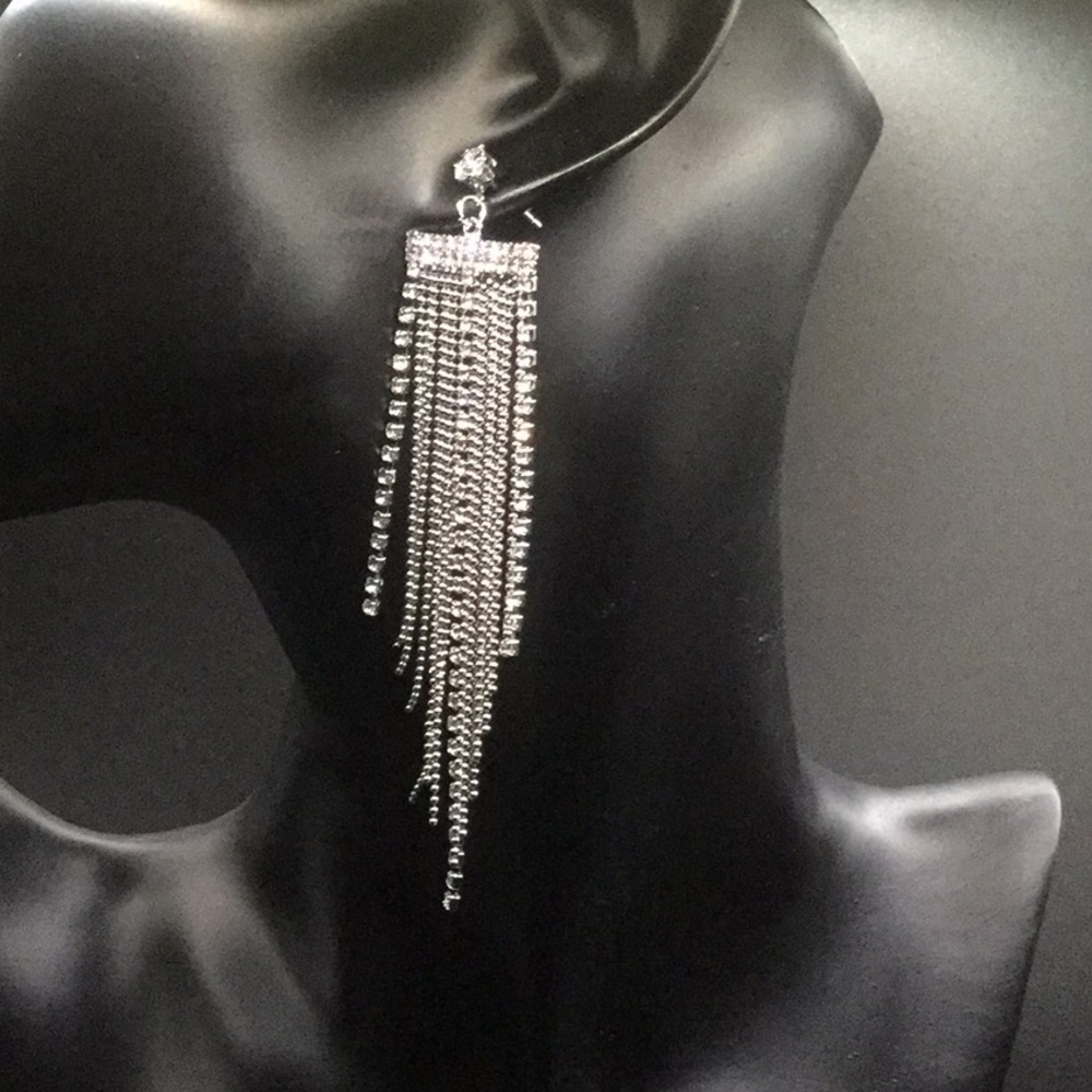 Chandelier Rhinestone Earrings